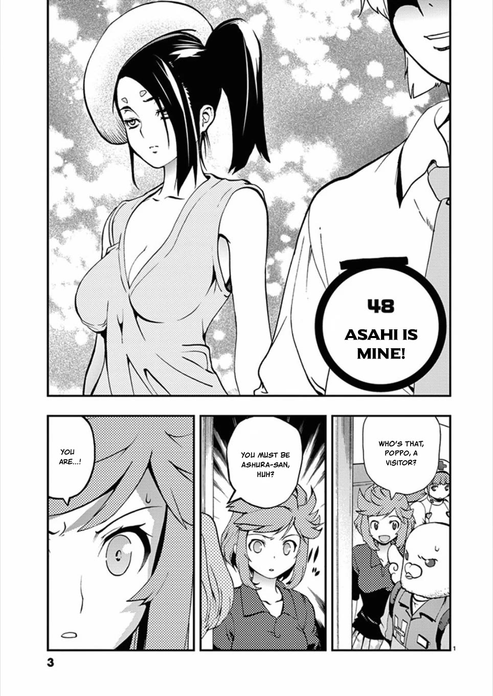 Card Girl! Maiden Summoning Undressing Wars Chapter 48 page 3 - Chapter 48: Asahi is Mine!