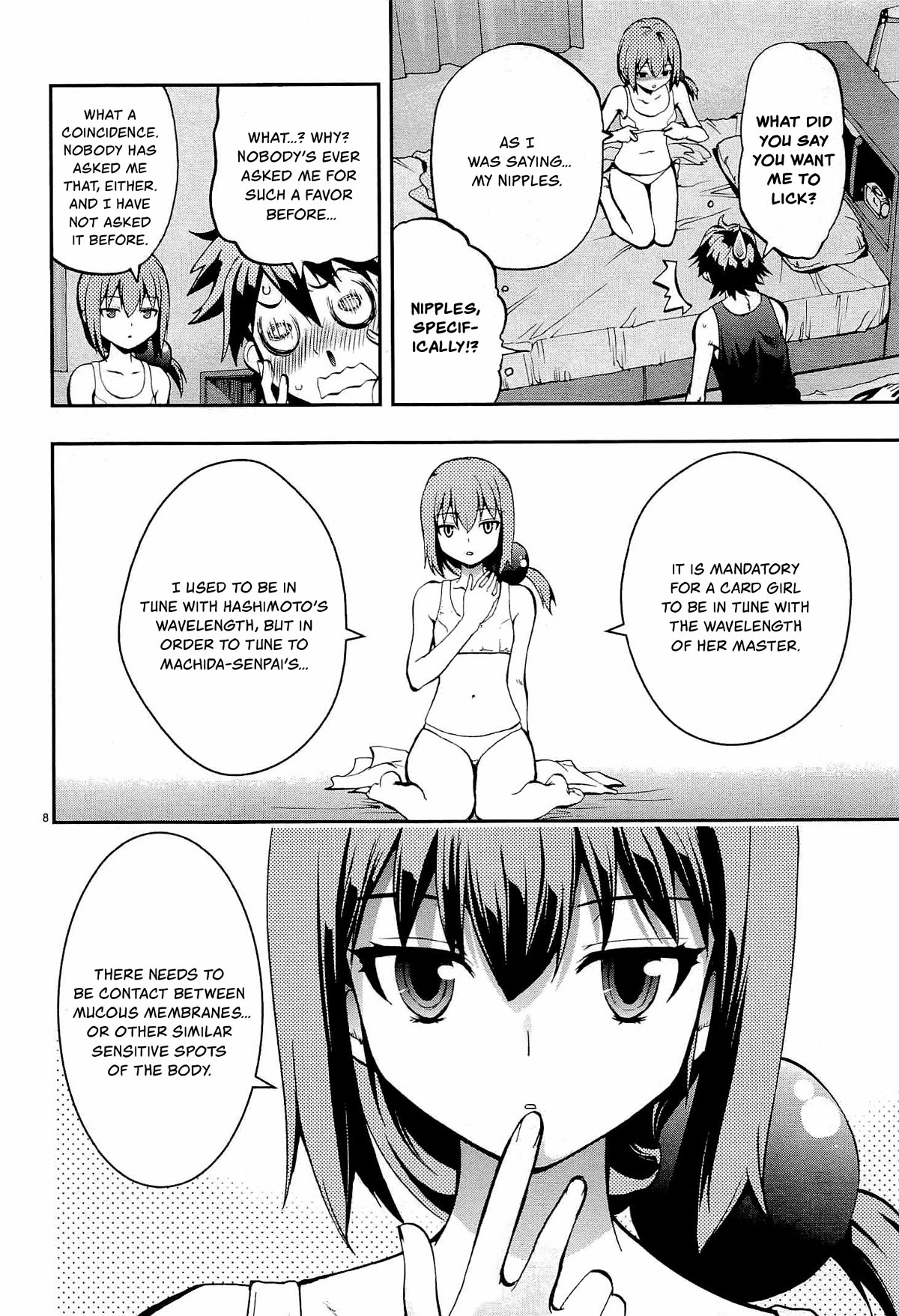 Card Girl! Maiden Summoning Undressing Wars Chapter 5 page 8 - Chapter 5: Activity to Synchronize Wavelengths
