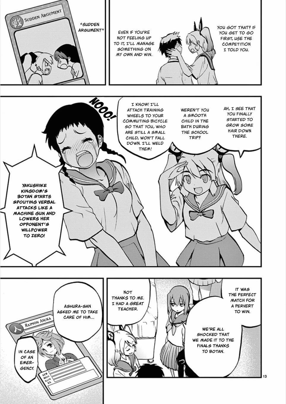 Card Girl! Maiden Summoning Undressing Wars Chapter 52 page 13 - Chapter 52: She was Amazing in the Match, But Still...