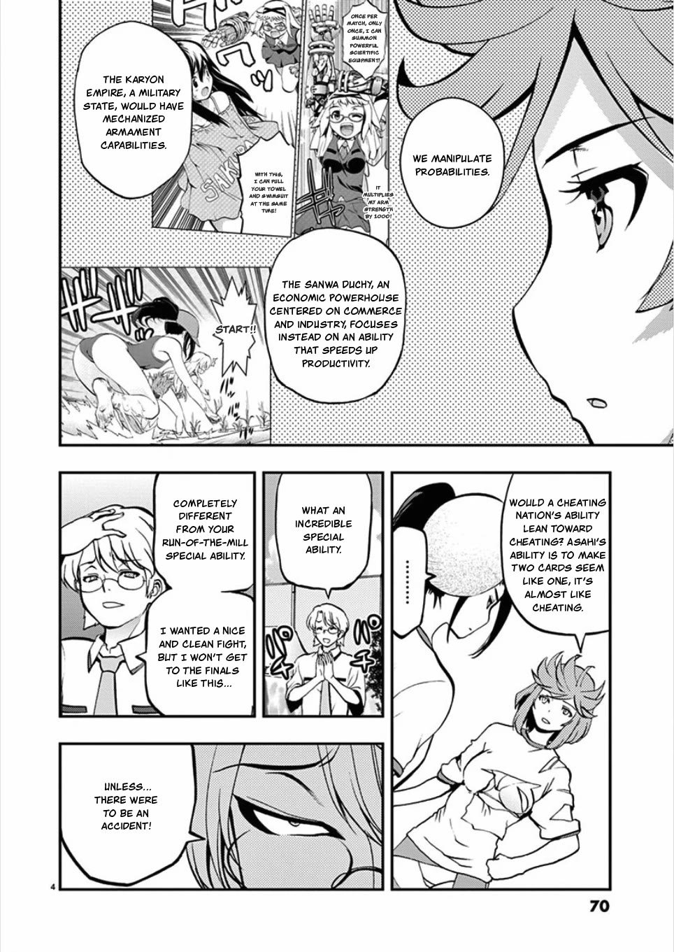 Card Girl! Maiden Summoning Undressing Wars Chapter 52 page 4 - Chapter 52: She was Amazing in the Match, But Still...