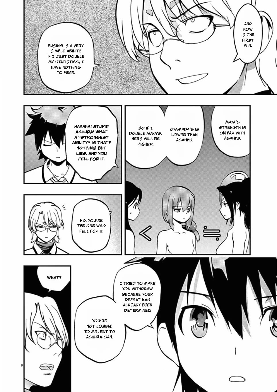 Card Girl! Maiden Summoning Undressing Wars Chapter 57 page 8 - Chapter 57: This is a True Combination Attack!
