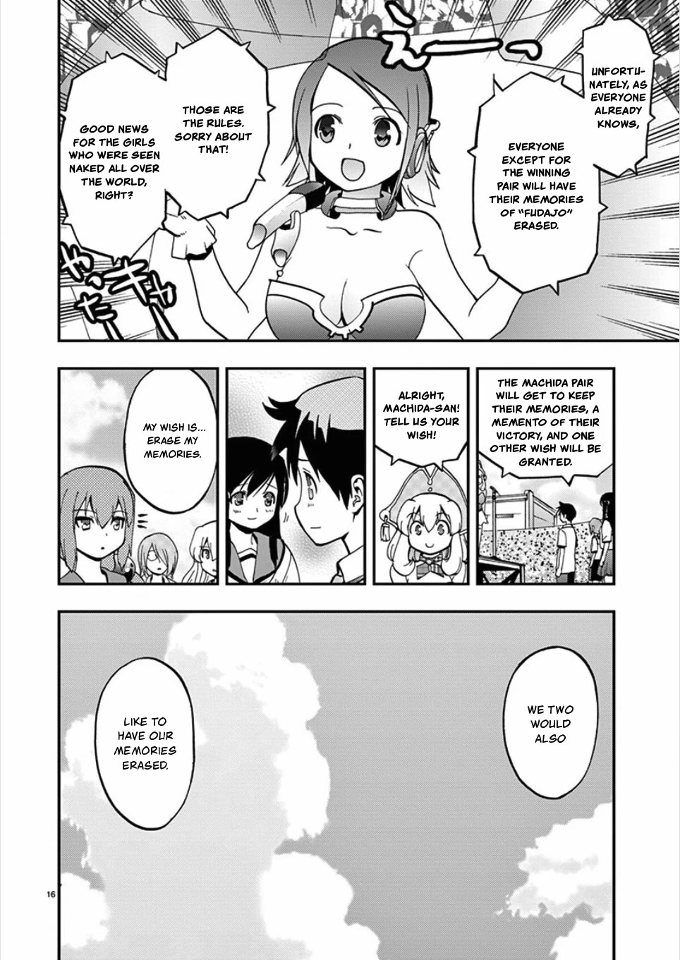 Card Girl! Maiden Summoning Undressing Wars Chapter 58 page 16 - Chapter 58: Machida-kun's Wish is...