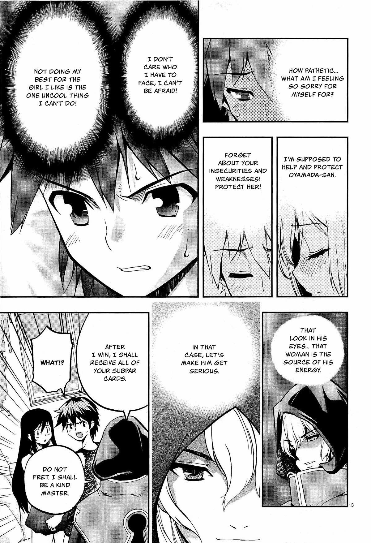 Card Girl! Maiden Summoning Undressing Wars Chapter 8 page 13 - Chapter 8: I Told You I Hate Pretty Boys!