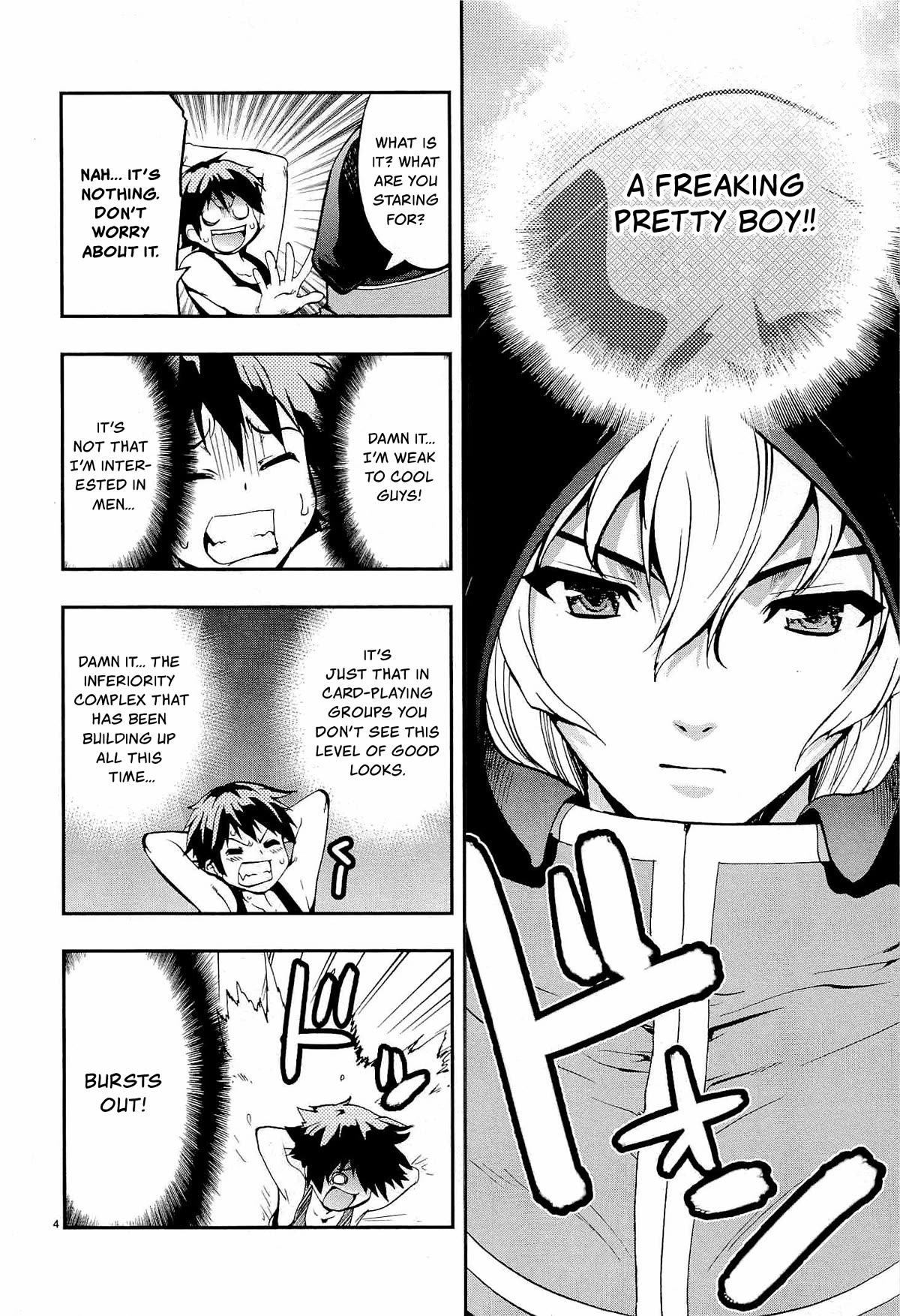 Card Girl! Maiden Summoning Undressing Wars Chapter 8 page 4 - Chapter 8: I Told You I Hate Pretty Boys!