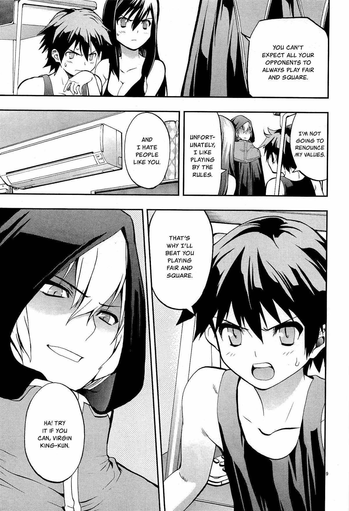 Card Girl! Maiden Summoning Undressing Wars Chapter 9 page 9 - Chapter 9: Virgin King! Who's That!?