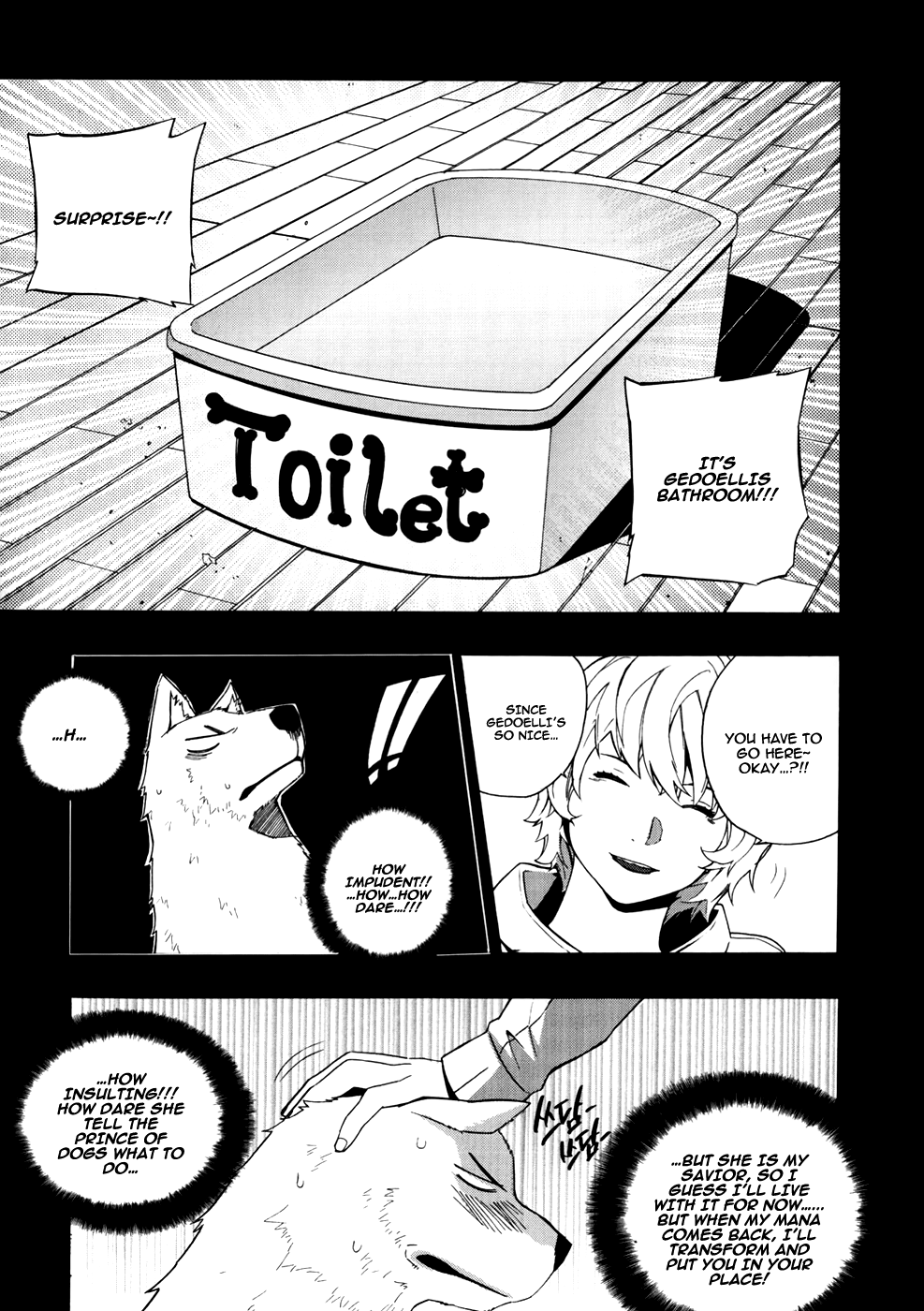 Carnivorous Princess Yegrinna Chapter 18 page 14 - Chapter 18: Gonna go back, Woof!