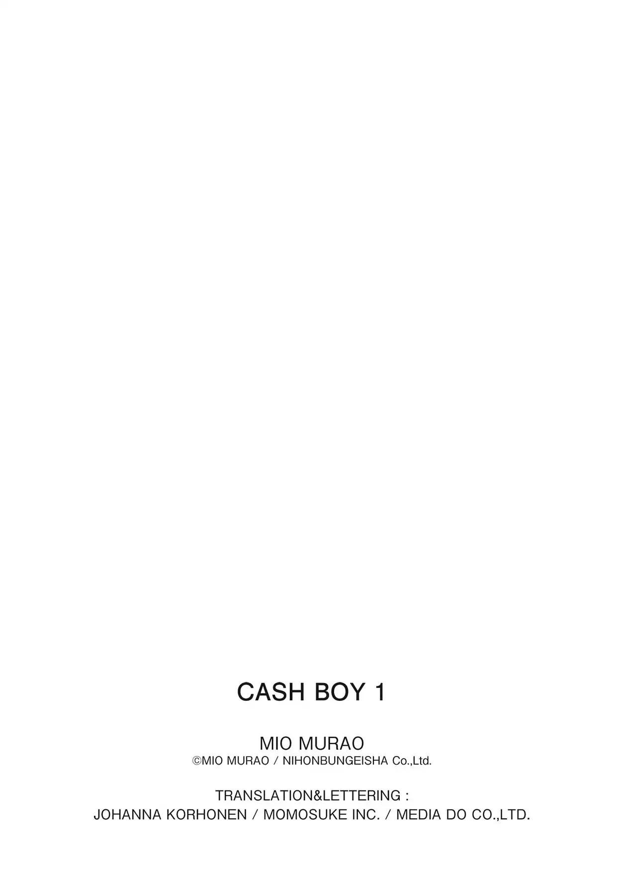 CASH BOY Chapter 1.12 page 19 - Vol.1 Scene 12: Farewell Kiss