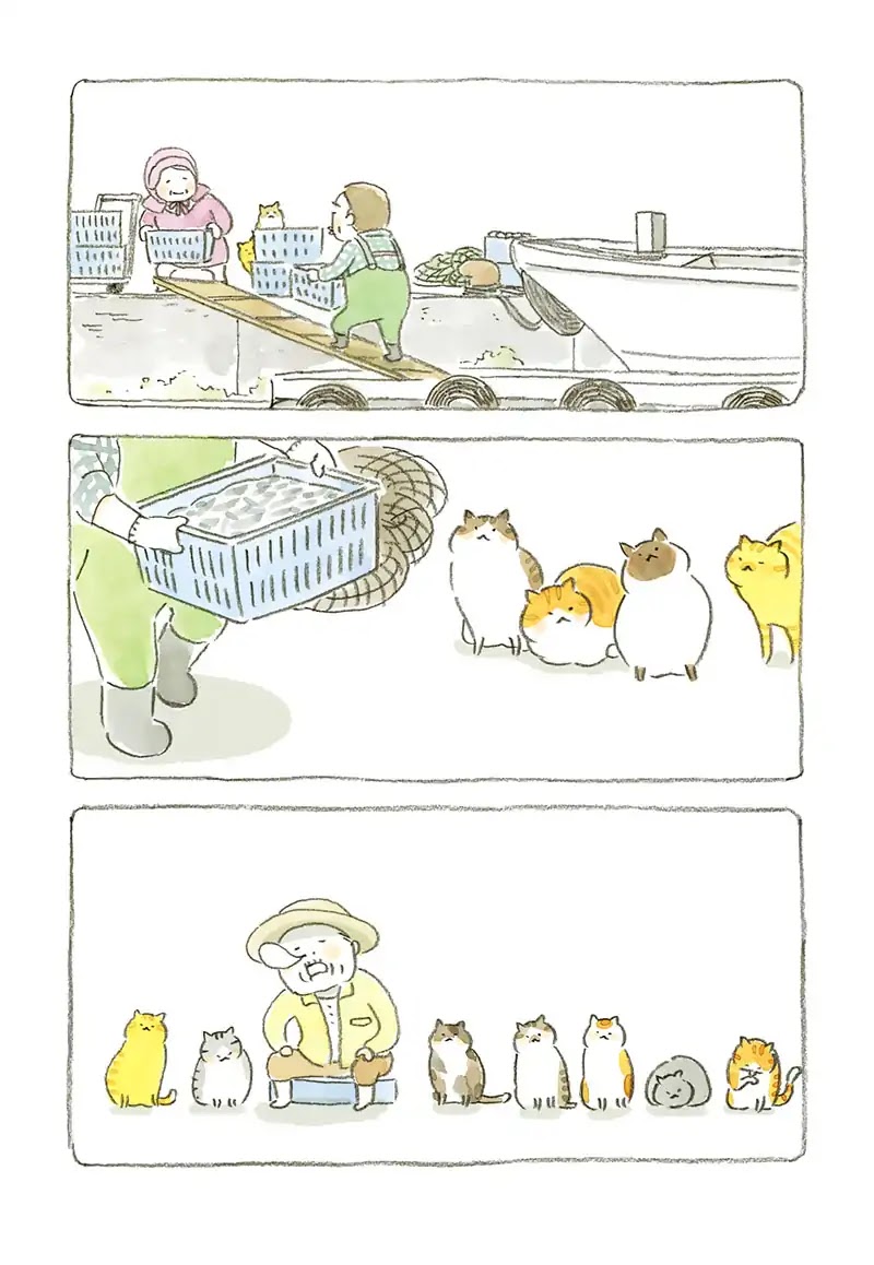 Cat and Grandpa Chapter 1 page 12 - Chapter 1: Cat Village
