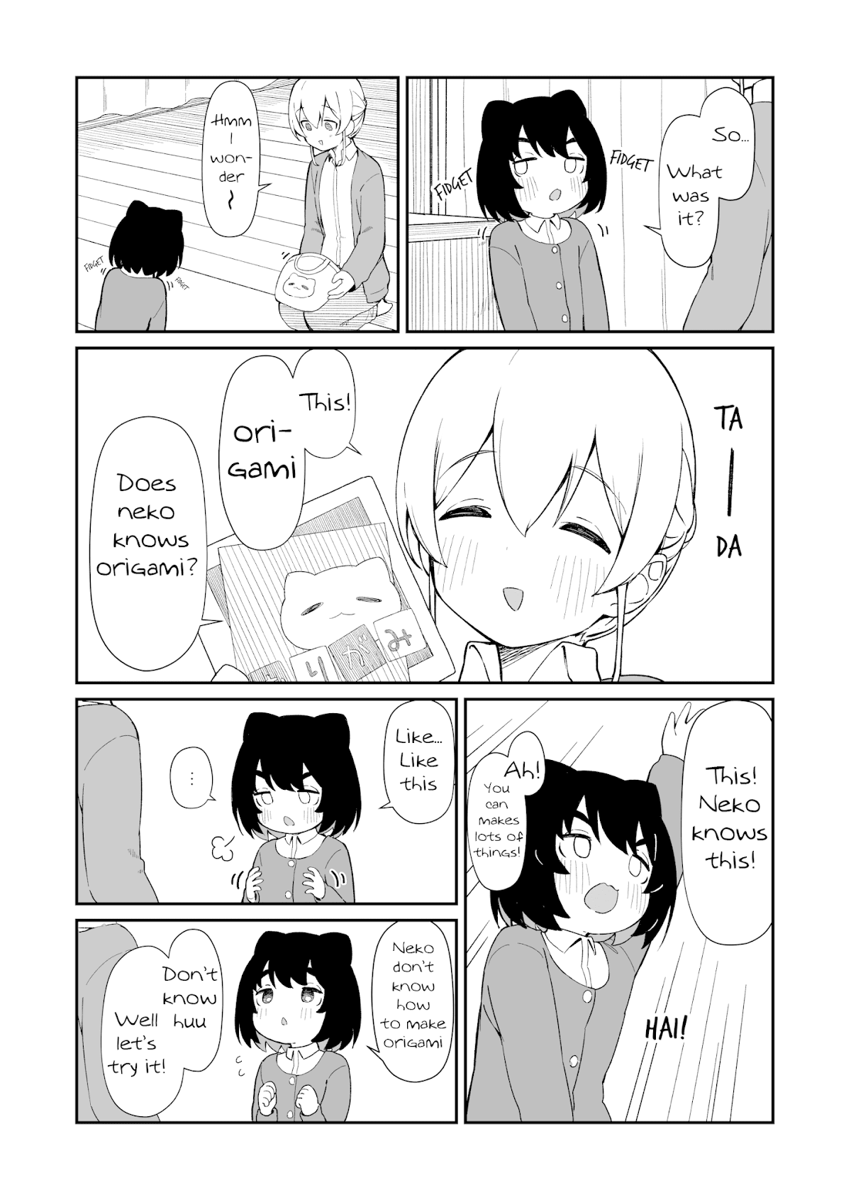 Cat & Chiyo Chapter 7 page 2 - Chapter 7: Neko & Origami