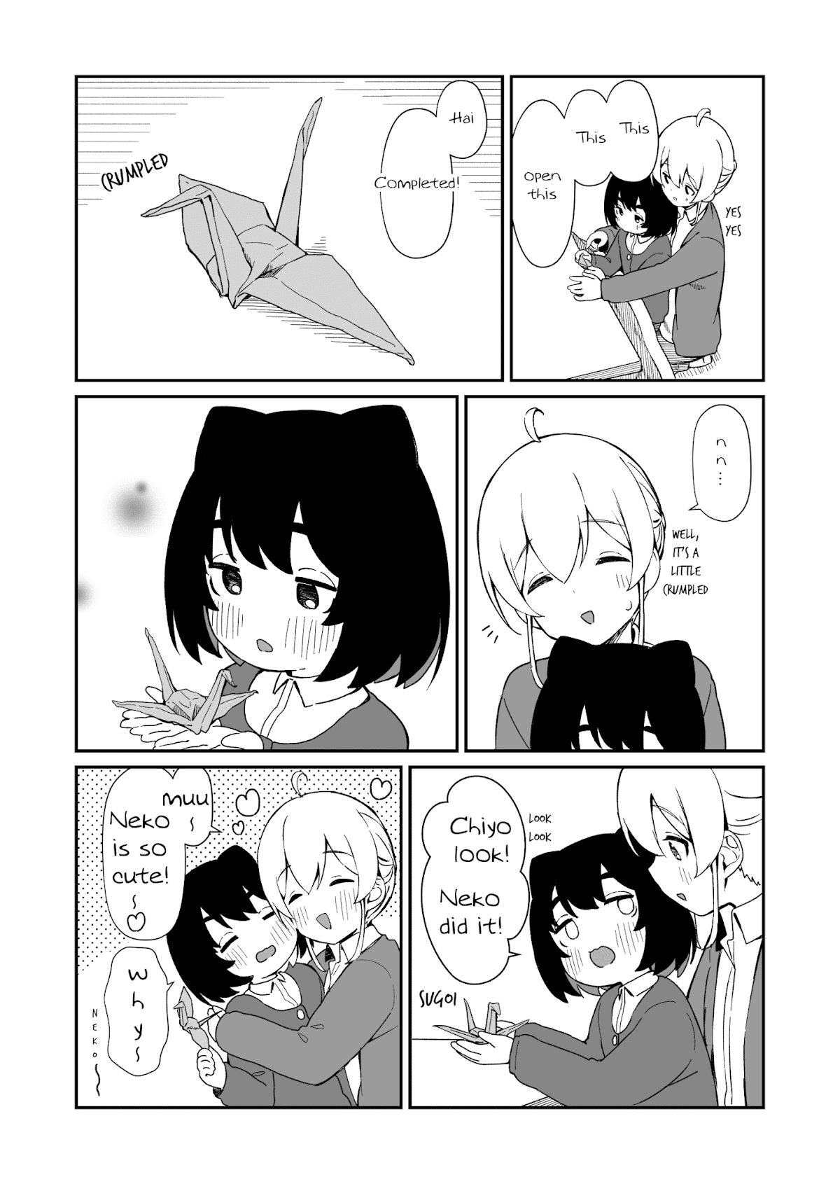 Cat & Chiyo Chapter 7 page 4 - Chapter 7: Neko & Origami