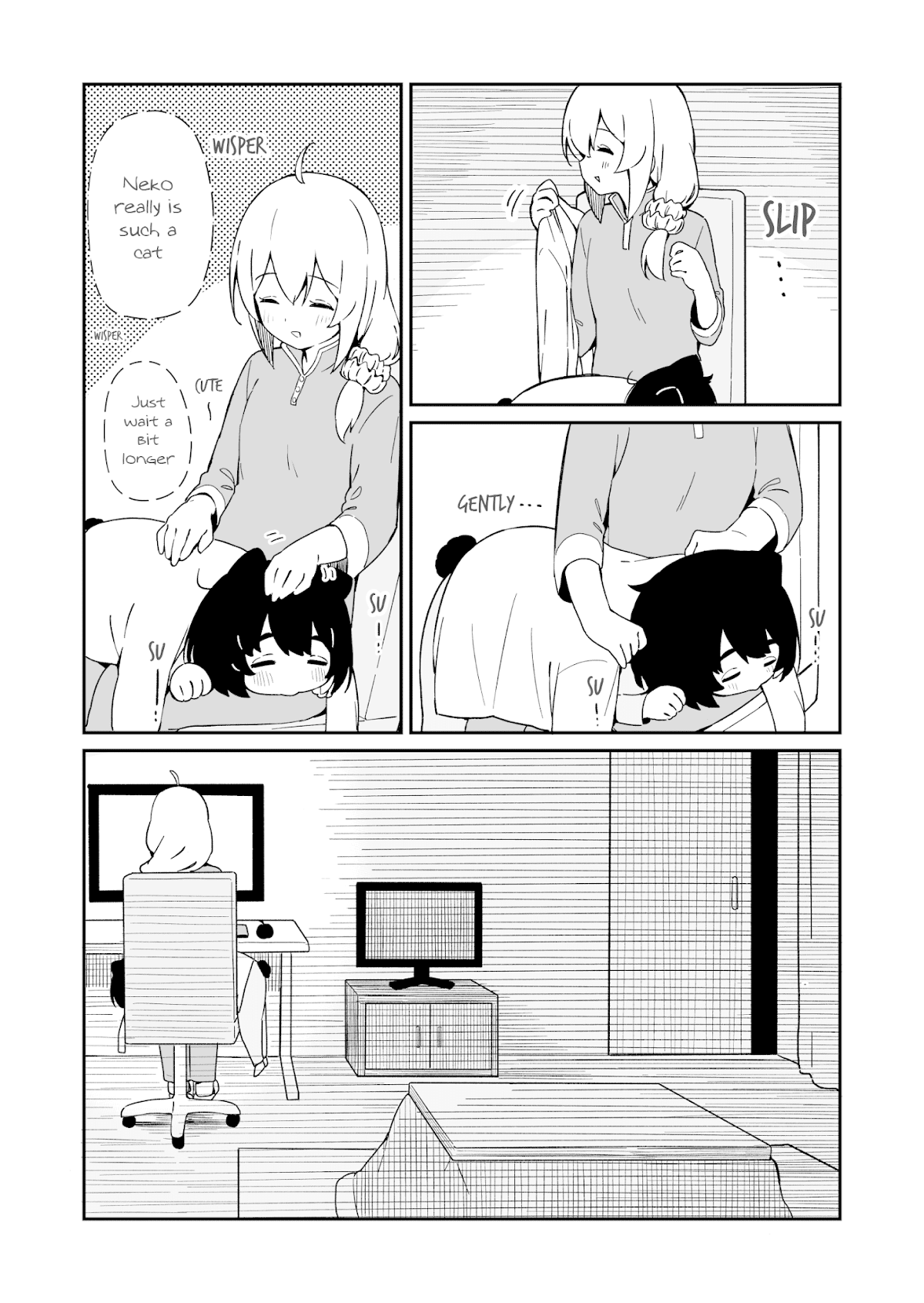 Cat & Chiyo Chapter 9 page 4 - Chapter 9: Neko & Sleep
