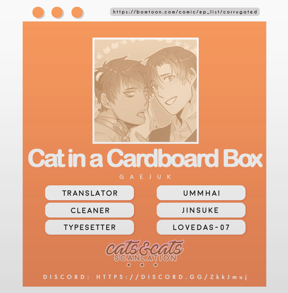 Cat in a Cardboard Box Chapter 29 page 1 - Chapter 29