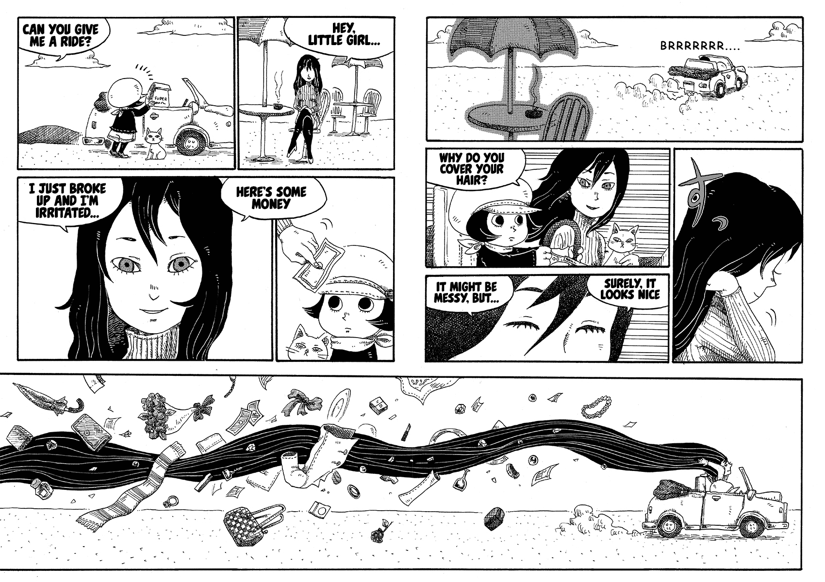 Cat in the Car Chapter 2 page 2 - Chapter 2 : Lady in the Car