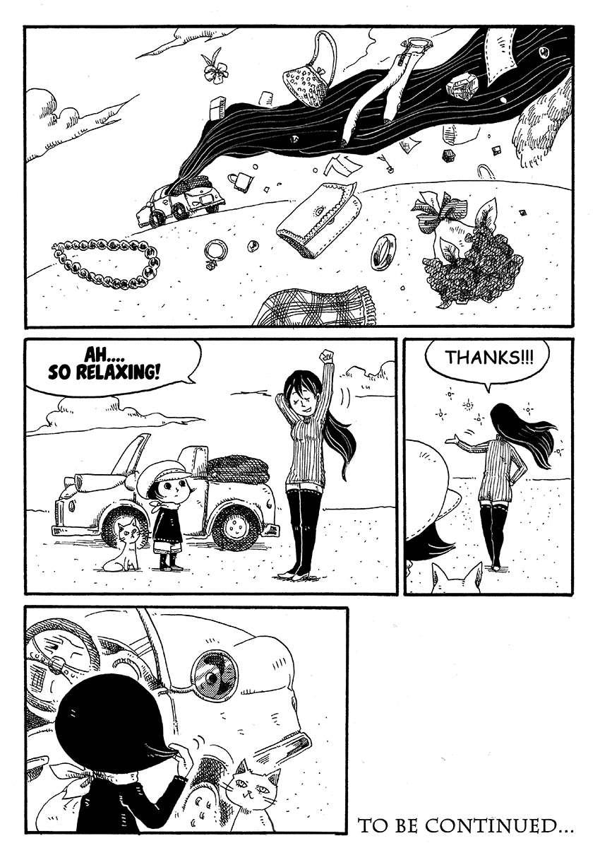 Cat in the Car Chapter 2 page 3 - Chapter 2 : Lady in the Car
