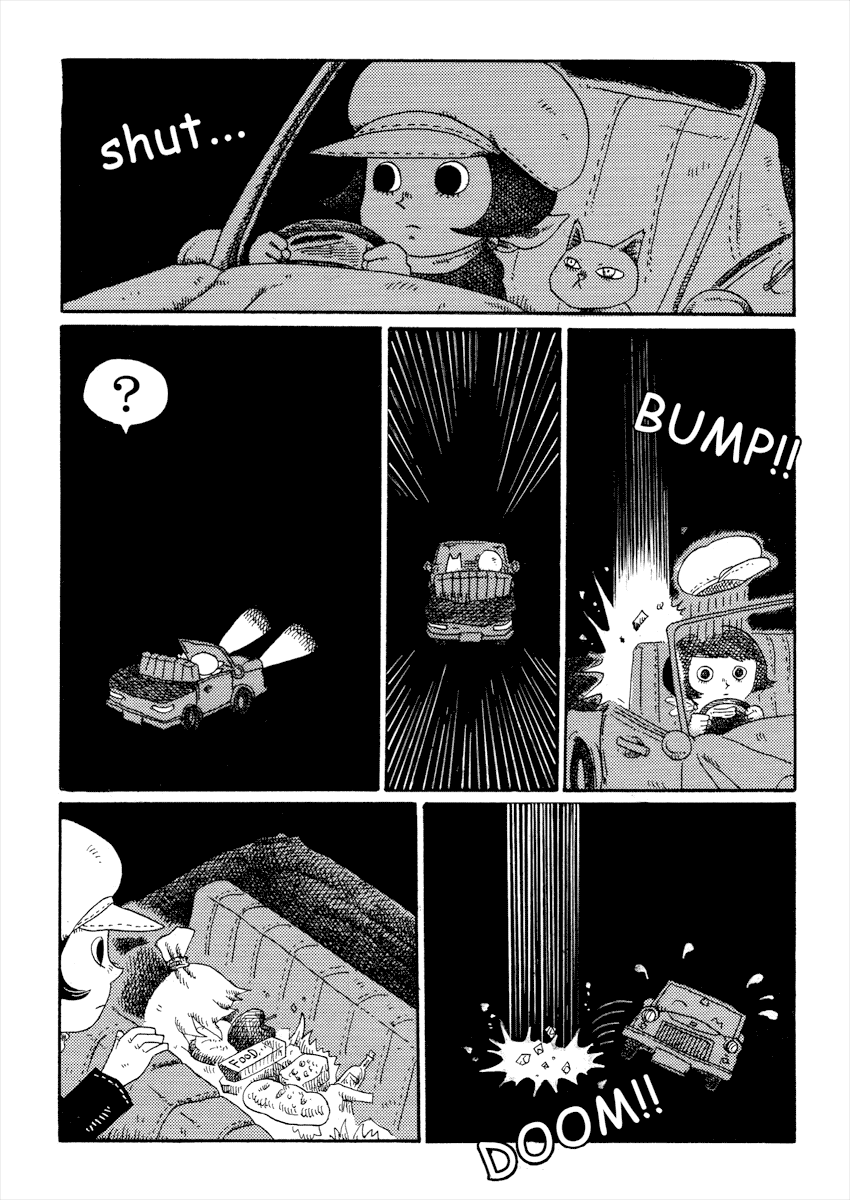 Cat in the Car Chapter 3 page 2 - Chapter 3 : Car in the Dark