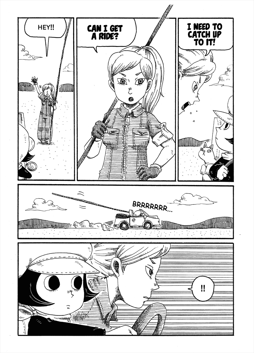 Cat in the Car Chapter 6 page 2 - Chapter 6 : Target in the Sky