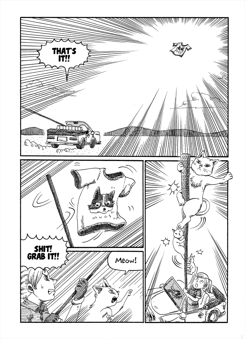 Cat in the Car Chapter 6 page 3 - Chapter 6 : Target in the Sky
