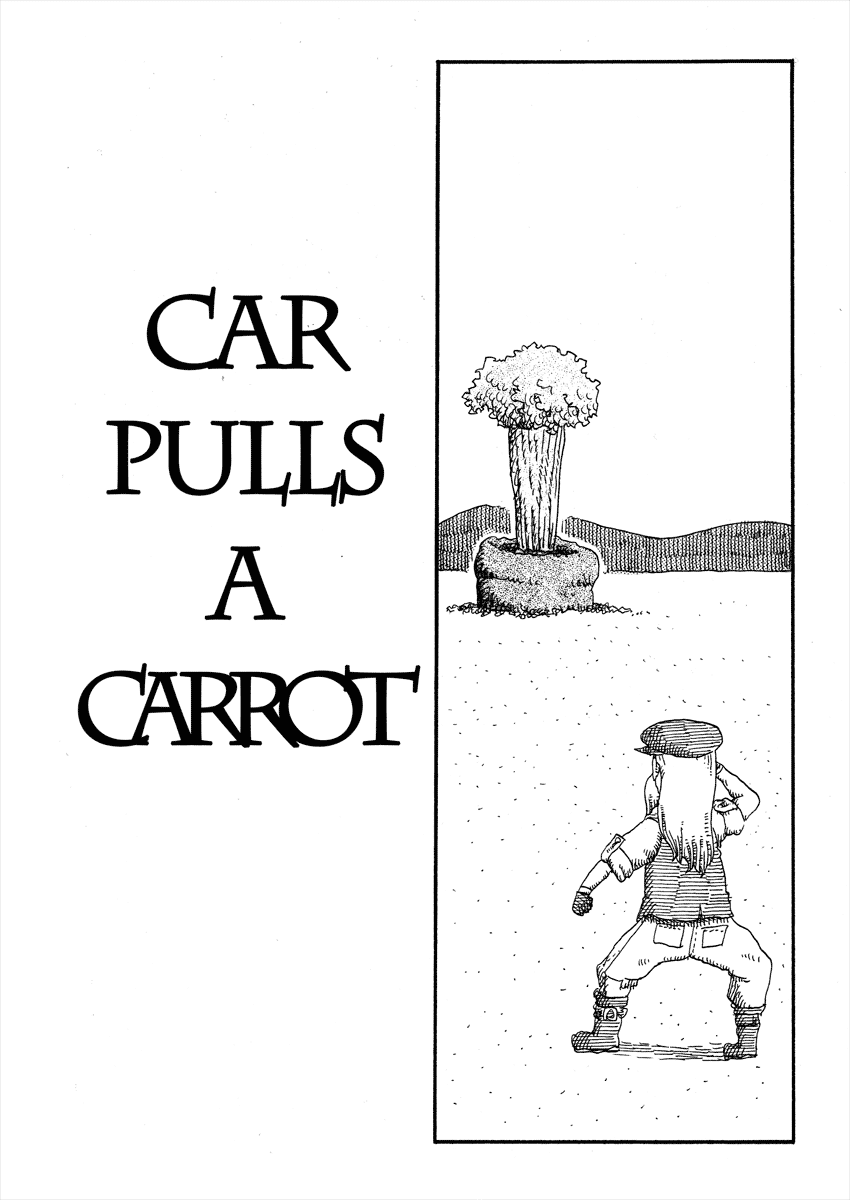 Cat in the Car Chapter 8 page 1 - Chapter 8 : Car Pulls a Carrot
