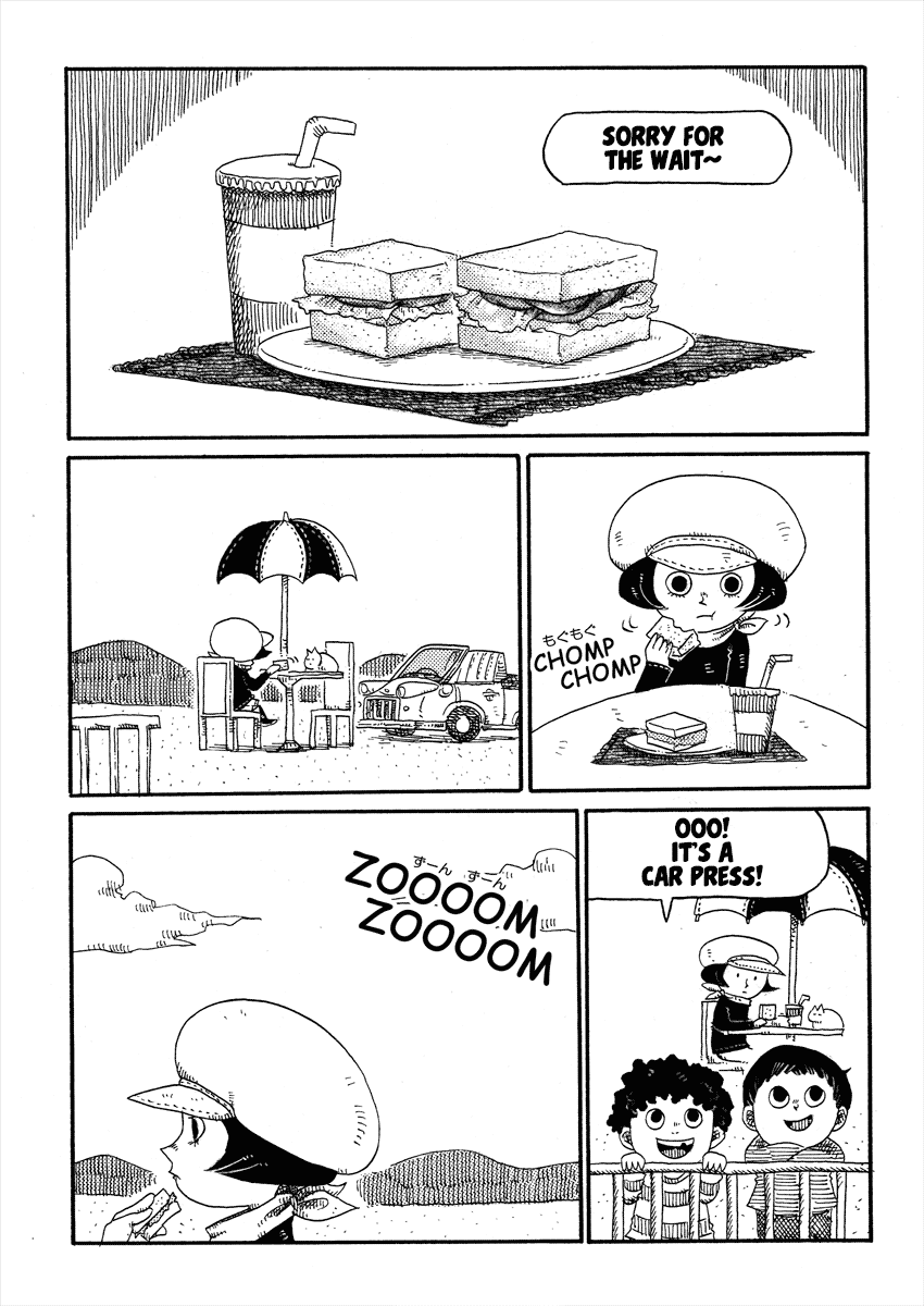 Cat in the Car Chapter 9 page 2 - Chapter 9 : Cat in the Sandwhich Shop