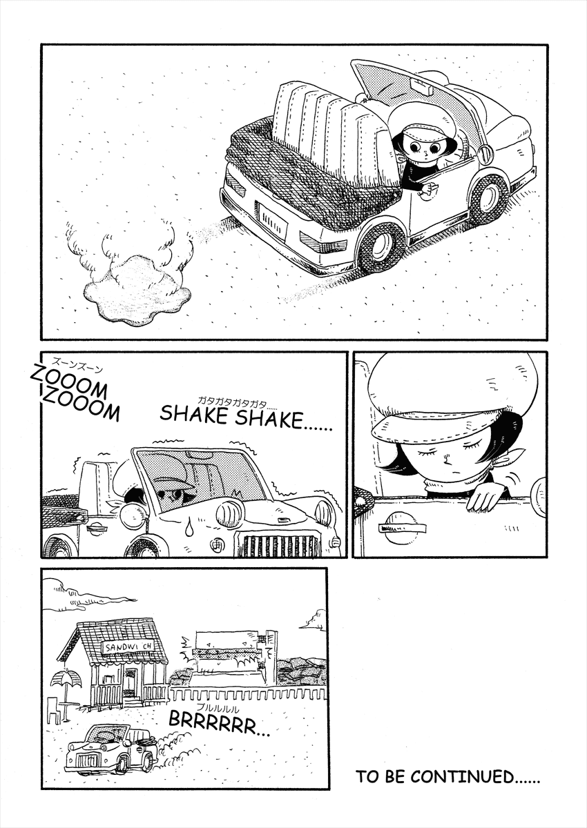 Cat in the Car Chapter 9 page 4 - Chapter 9 : Cat in the Sandwhich Shop