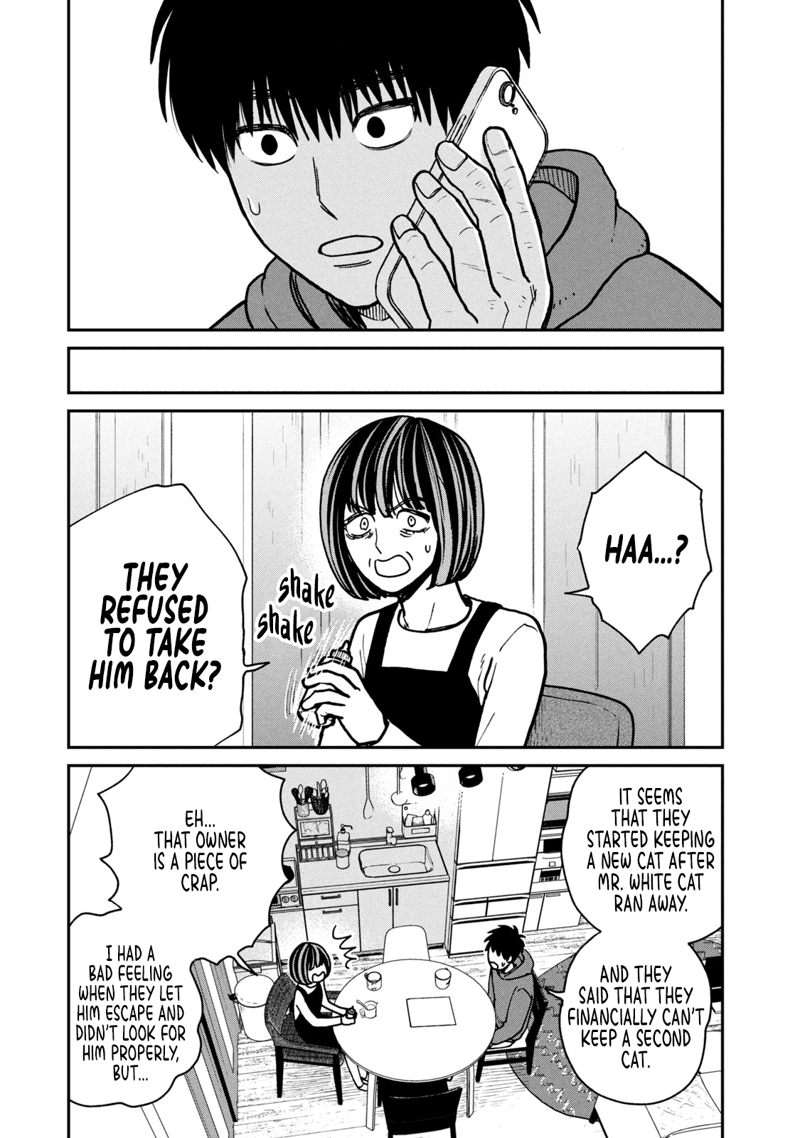 Cat Partners: Maruru and Hachi Chapter 14 page 6 - Chapter 14: In a cage, for now