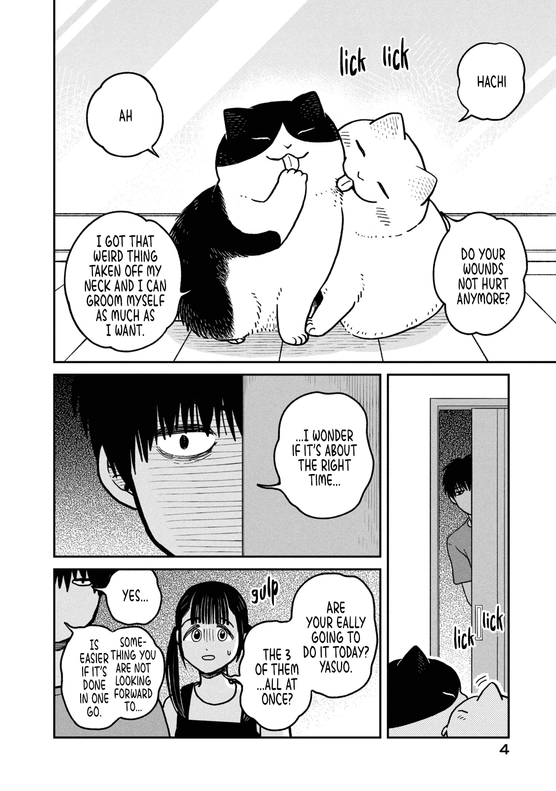Cat Partners: Maruru and Hachi Chapter 19 page 6 - Chapter 19: Bonds That Have Been Washed Away