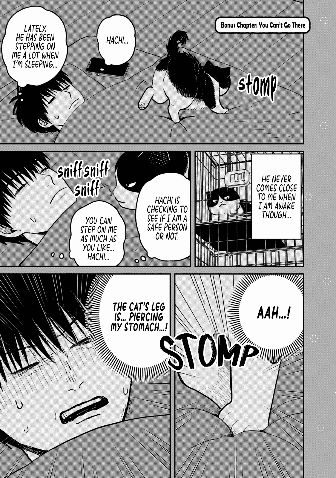 Cat Partners: Maruru and Hachi Chapter 22.1 page 1 - Chapter 22.1: Bonus chapter: You can't go there