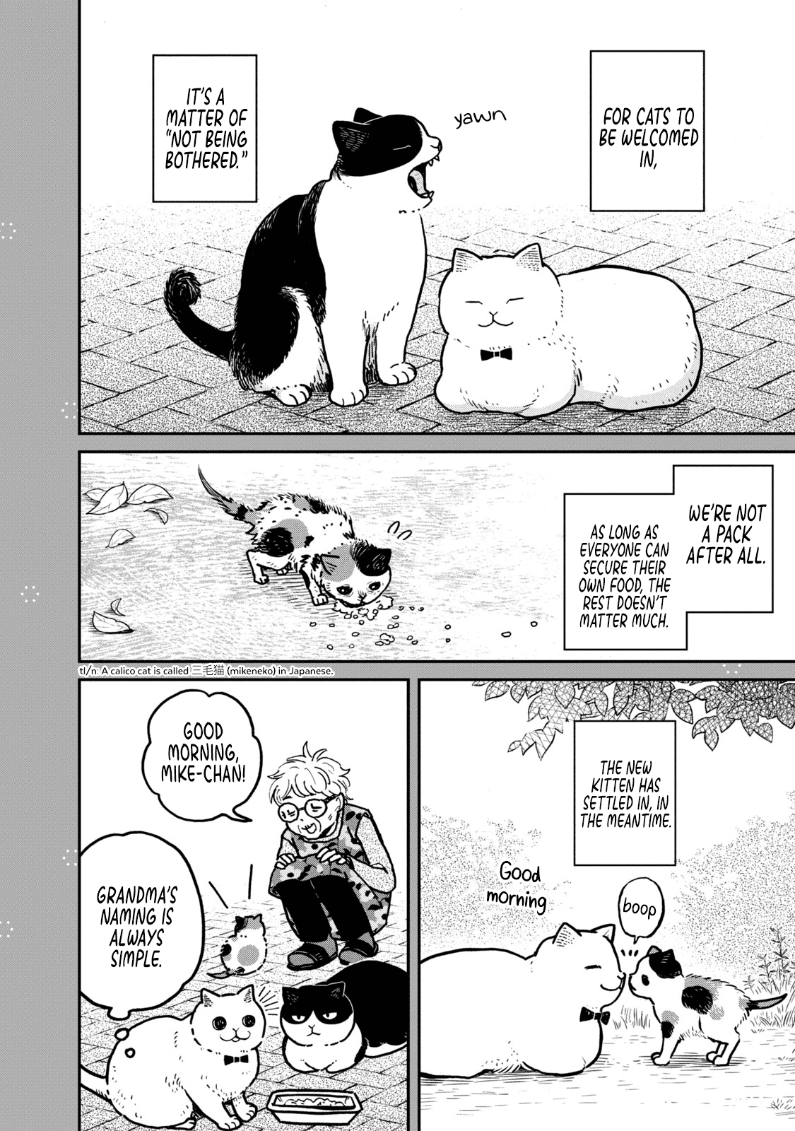 Cat Partners: Maruru and Hachi Chapter 3.1 page 2 - Chapter 3.1: Bonus chapter: The day Mike came to the 3rd Block