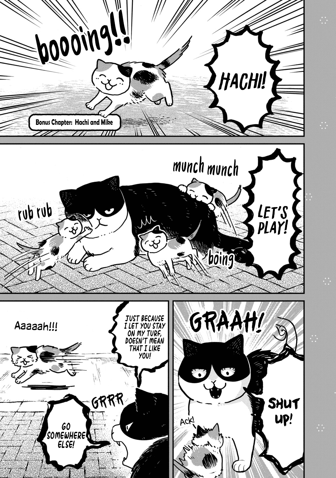 Cat Partners: Maruru and Hachi Chapter 3.2 page 1 - Chapter 3.2: Bonus chapter: Hachi and Mike