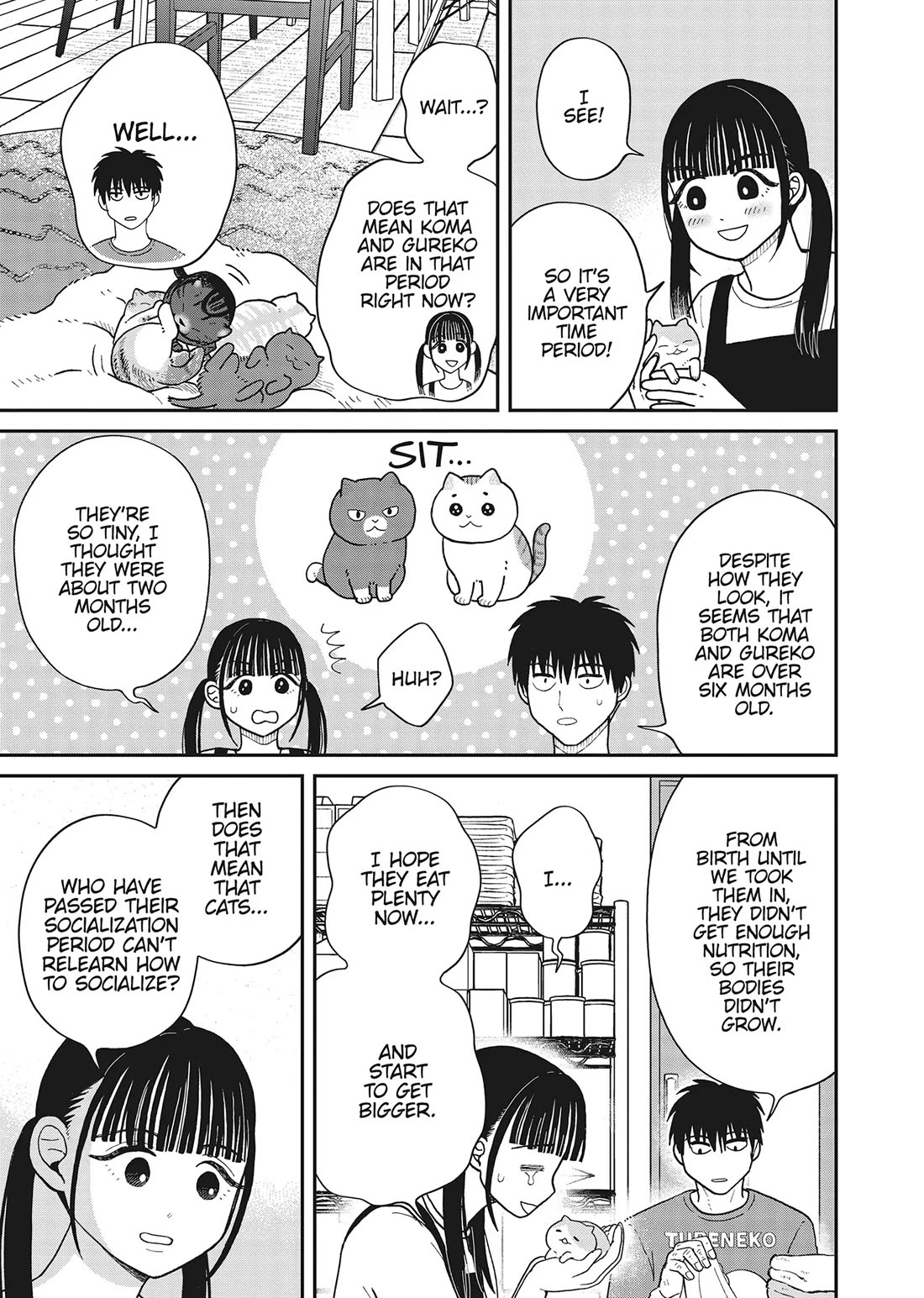 Cat Partners: Maruru and Hachi Chapter 40 page 7 - Chapter 40: Cats That Aren't Scary