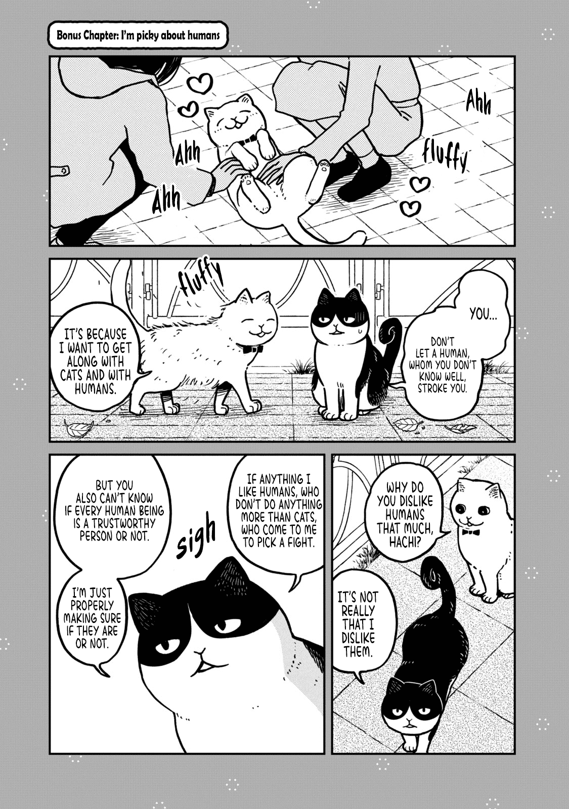 Cat Partners: Maruru and Hachi Chapter 5.1 page 1 - Chapter 5.1: Bonus chapter: I'm picky about humans