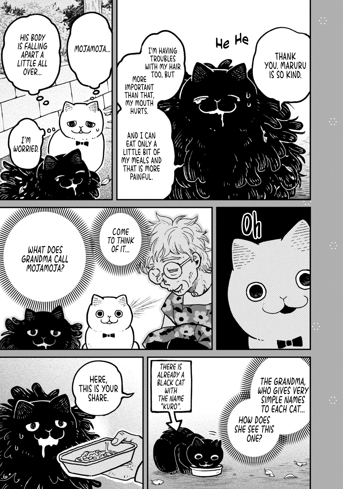 Cat Partners: Maruru and Hachi Chapter 6.1 page 3 - Chapter 6.1: Bonus chapter: Mojamoja's name