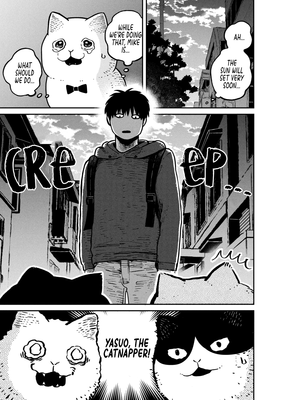 Cat Partners: Maruru and Hachi Chapter 6 page 14 - Chapter 6: Mike's rescue mission