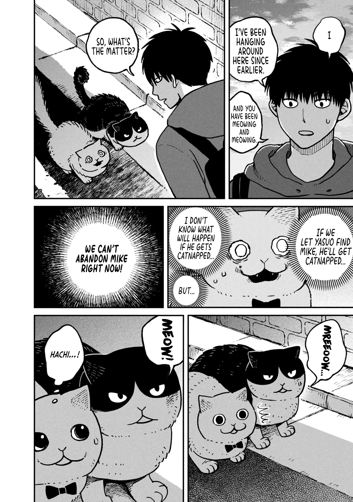 Cat Partners: Maruru and Hachi Chapter 6 page 15 - Chapter 6: Mike's rescue mission