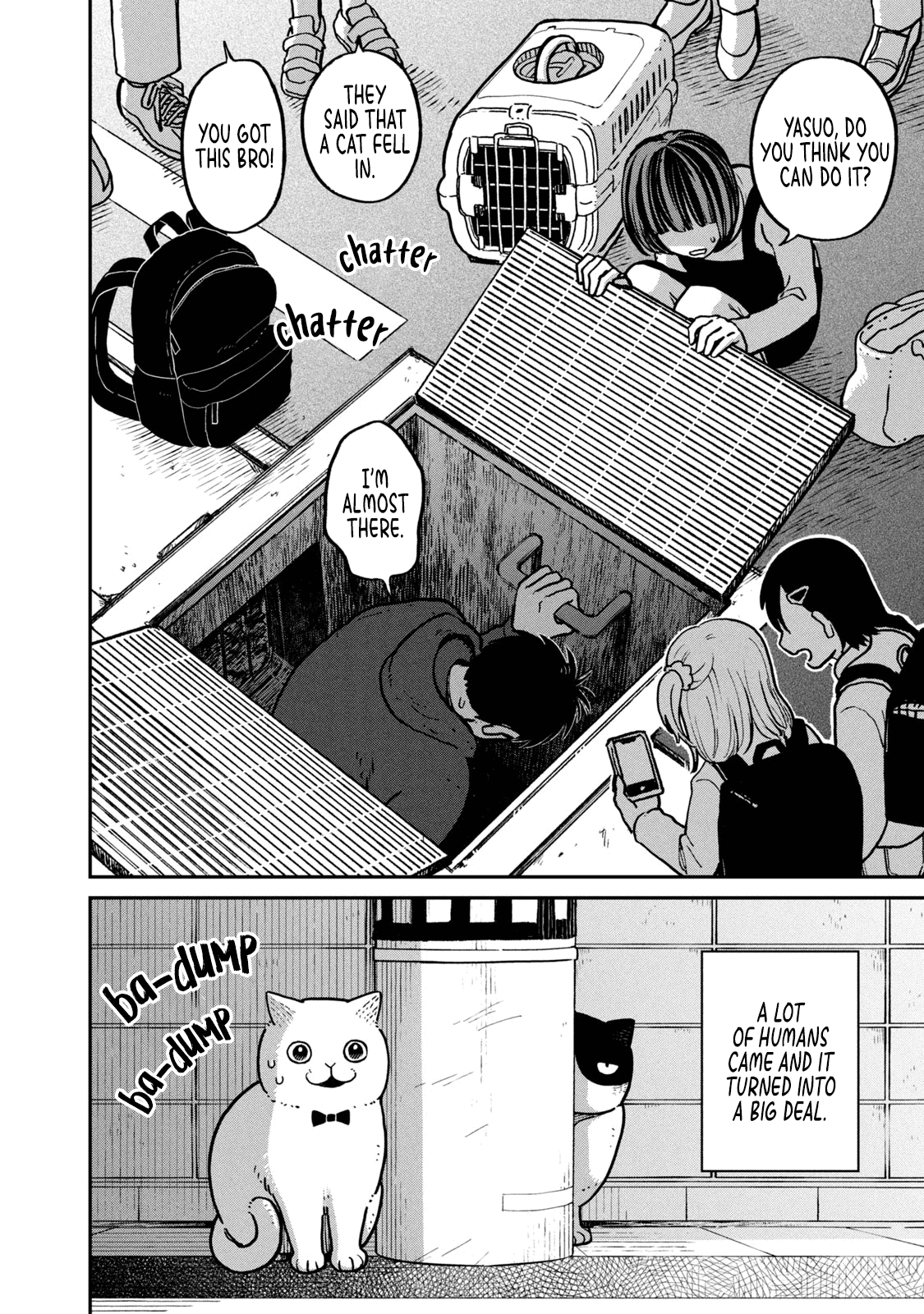 Cat Partners: Maruru and Hachi Chapter 6 page 17 - Chapter 6: Mike's rescue mission