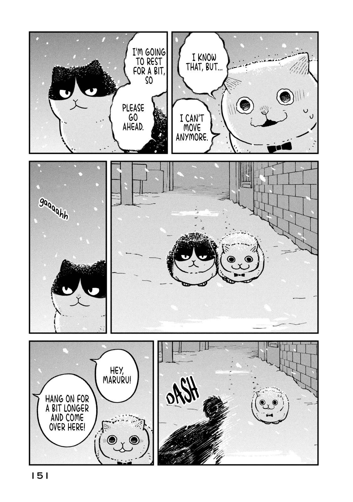 Cat Partners: Maruru and Hachi Chapter 7 page 4 - Chapter 7: The helpless night