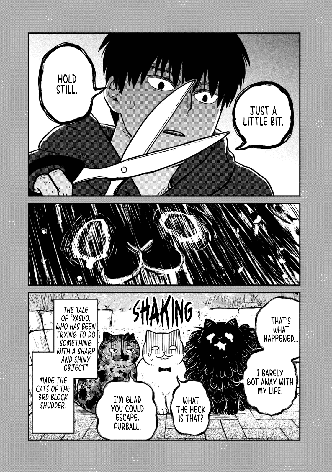 Cat Partners: Maruru and Hachi Chapter 9.1 page 3 - Chapter 9.1: Bonus chapter: Furball in danger