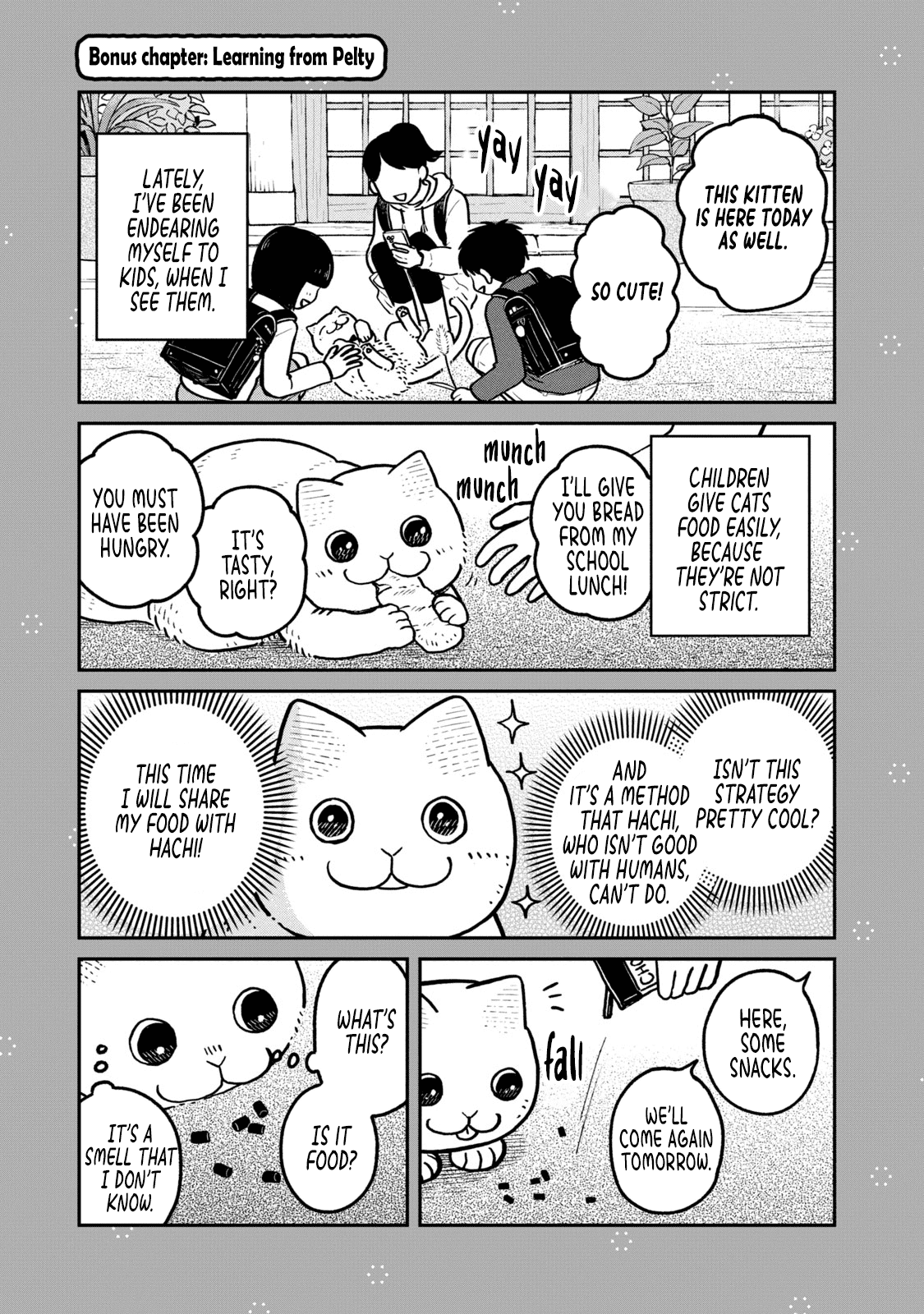 Cat Partners: Maruru and Hachi Chapter 9.2 page 1 - Chapter 9.2: Bonus chapter: Learning from Pelty