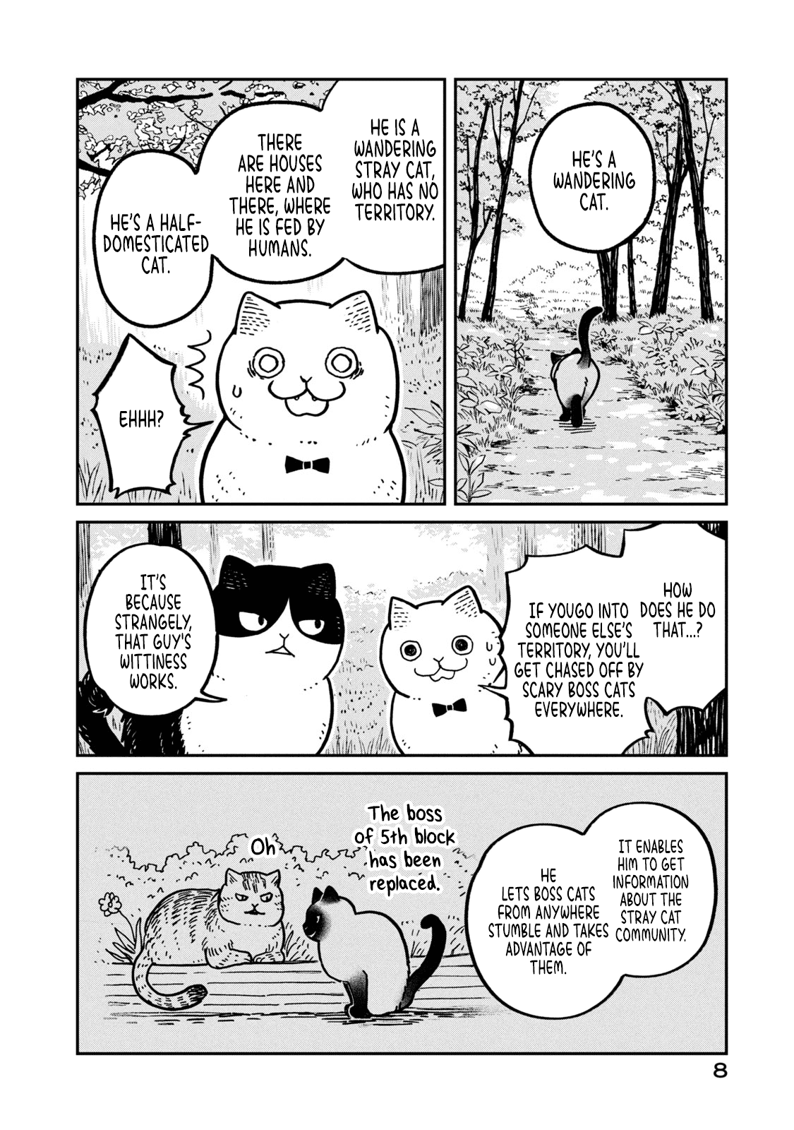 Cat Partners: Maruru and Hachi Chapter 9 page 10 - Chapter 9: Pelty the Wandering cat