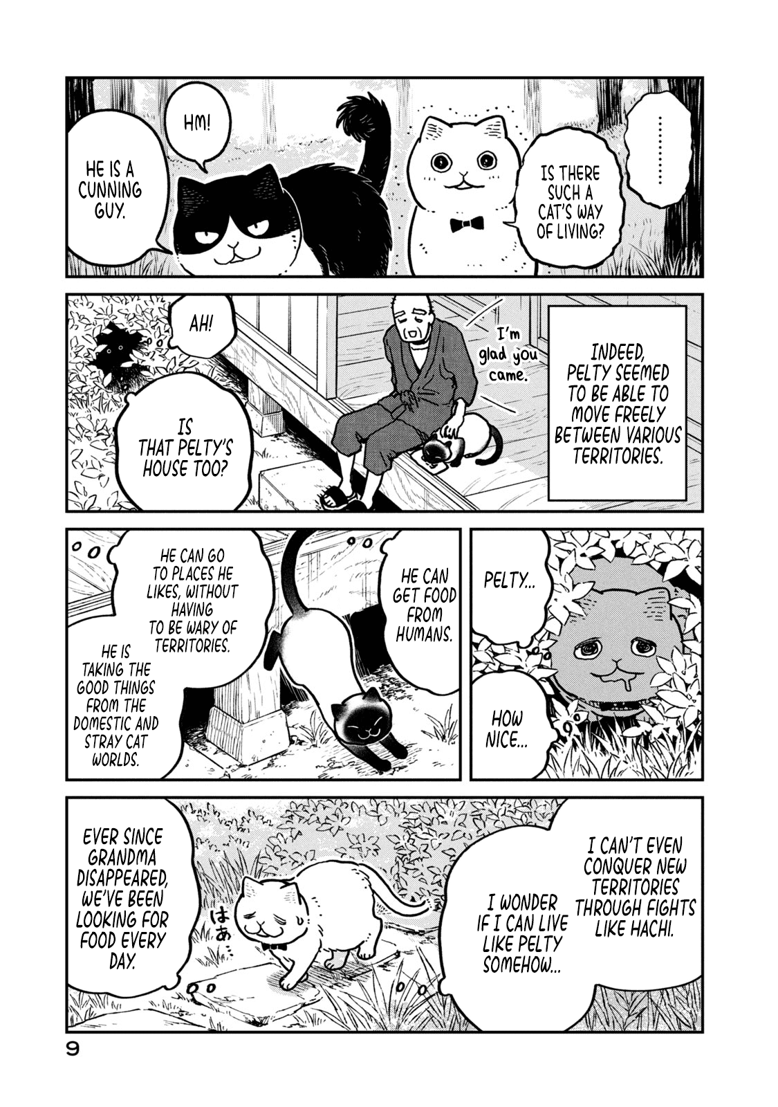 Cat Partners: Maruru and Hachi Chapter 9 page 11 - Chapter 9: Pelty the Wandering cat