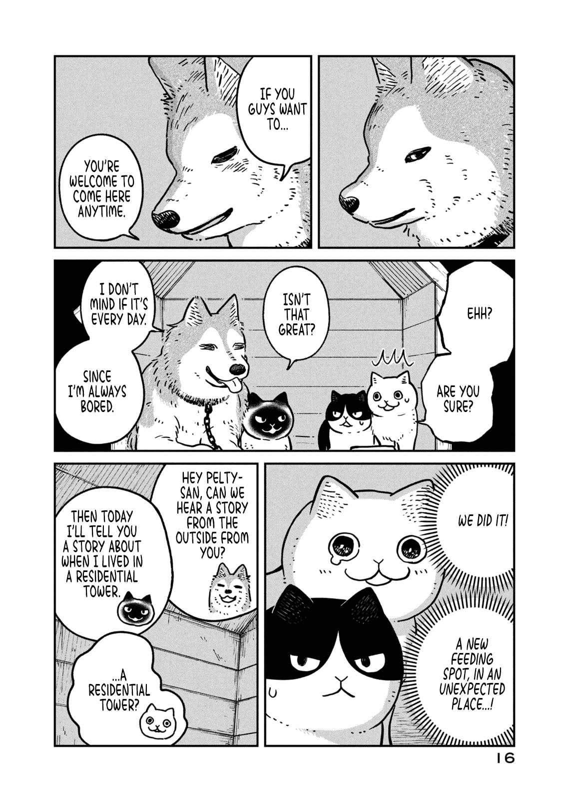 Cat Partners: Maruru and Hachi Chapter 9 page 14 - Chapter 9: Pelty the Wandering cat