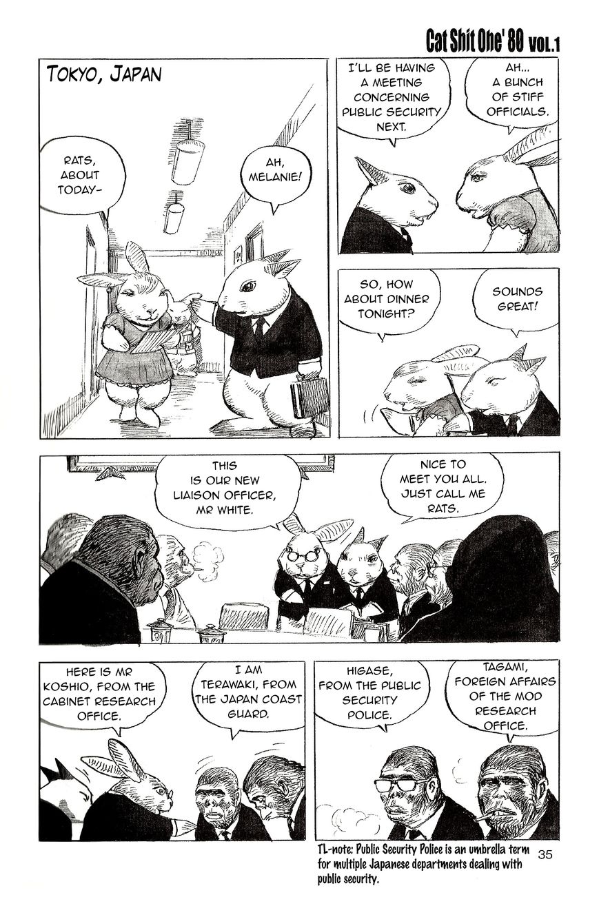 Cat Shit One '80 Chapter 3 page 1 - Chapter 3