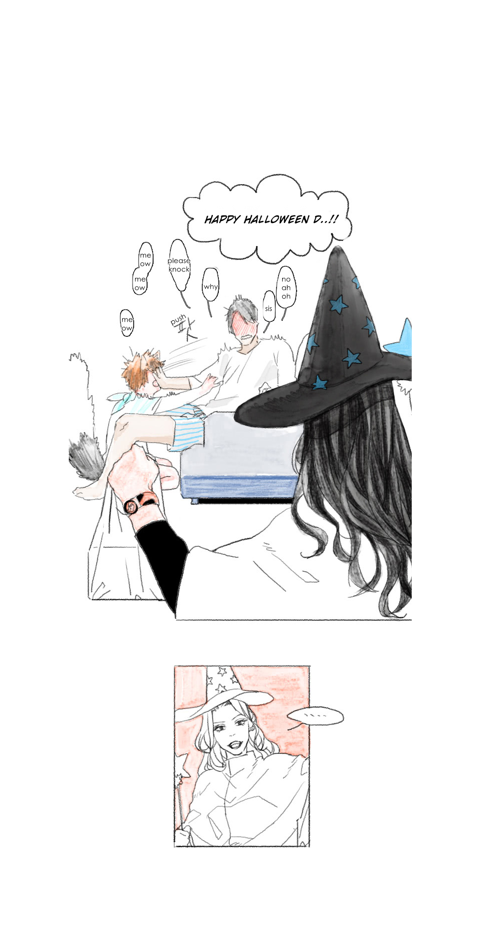 Catboy Catday Chapter 3 page 2 - Chapter 3 : Night
