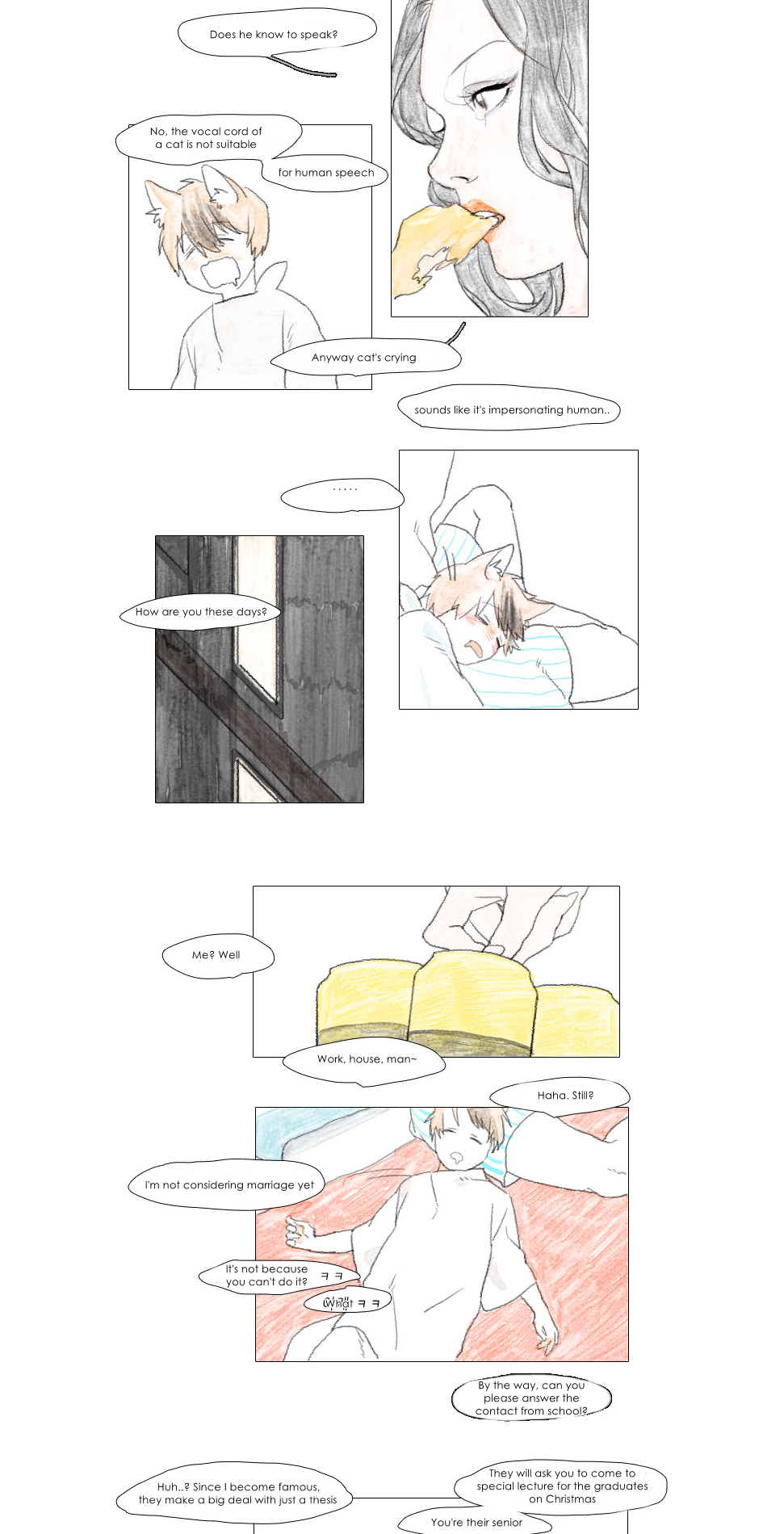 Catboy Catday Chapter 3 page 6 - Chapter 3 : Night
