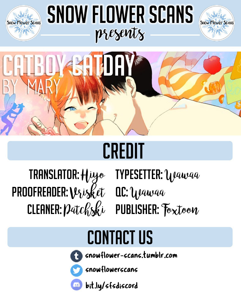 Catboy Catday Chapter 34 page 1 - Chapter 34: A Step Further