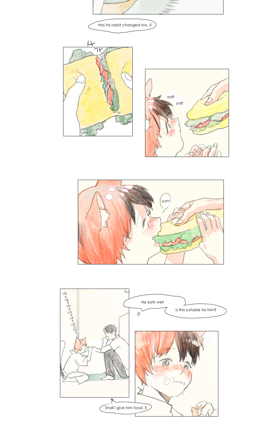 Catboy Catday Chapter 4 page 7 - Chapter 4 : The Language of Flower