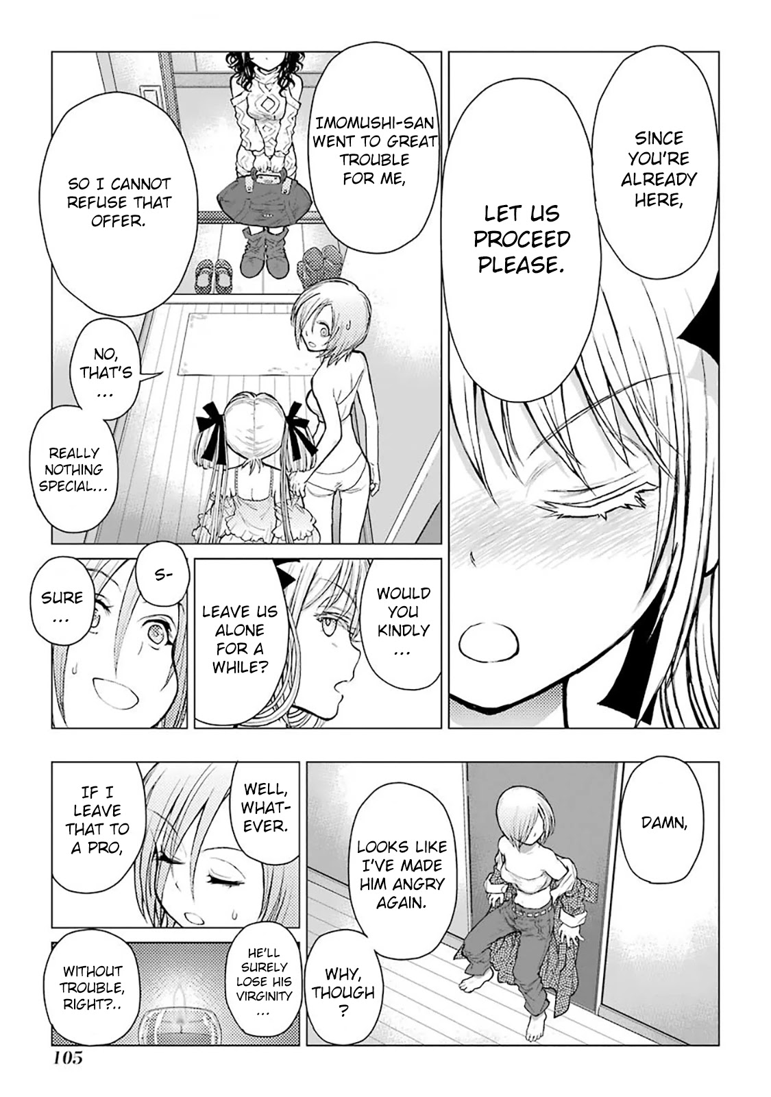 Caterpillar Chapter 64 page 13 - Chapter 64: I'll Be Sullying Your Chastity ♥