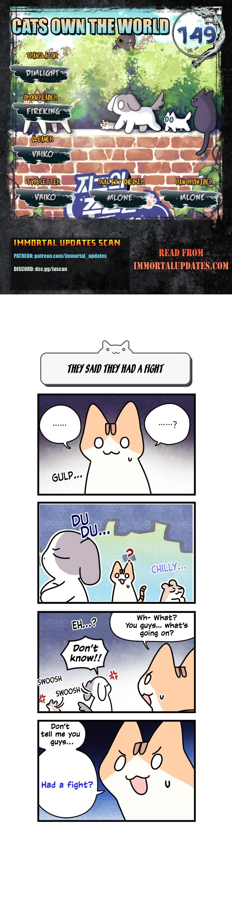 Cats Own the World Chapter 149 page 1 - Chapter 149