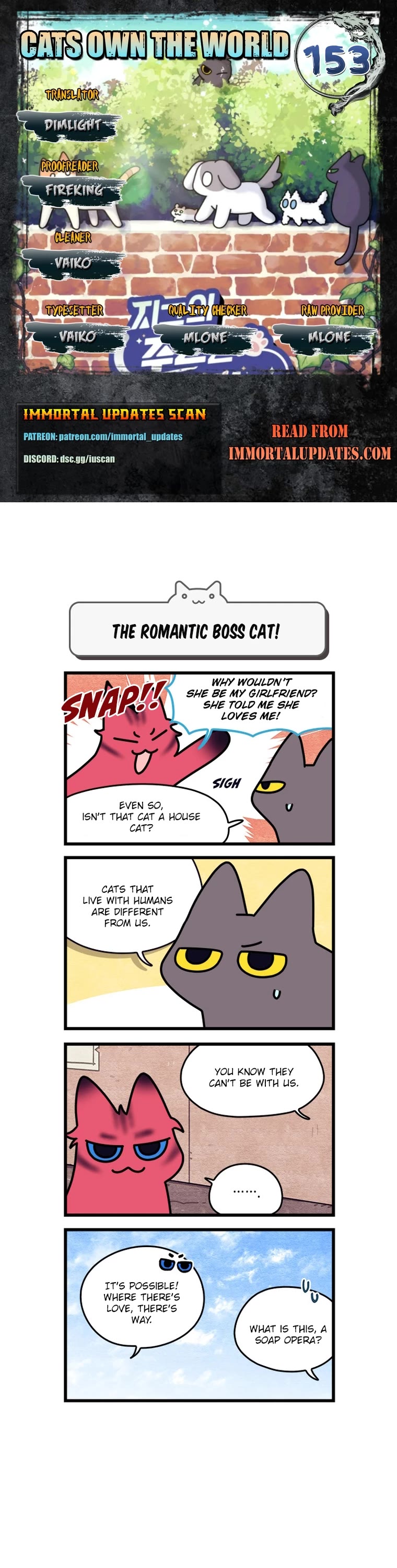 Cats Own the World Chapter 153 page 1 - Chapter 153