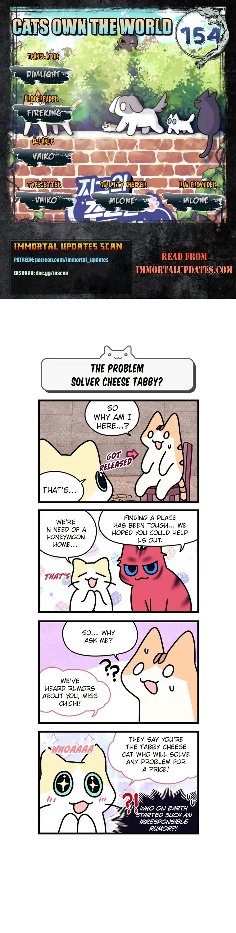 Cats Own the World Chapter 154 page 1 - Chapter 154
